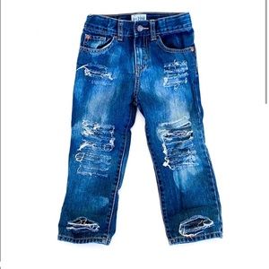 Children’s Place Unisex Ripped Jeans 3T